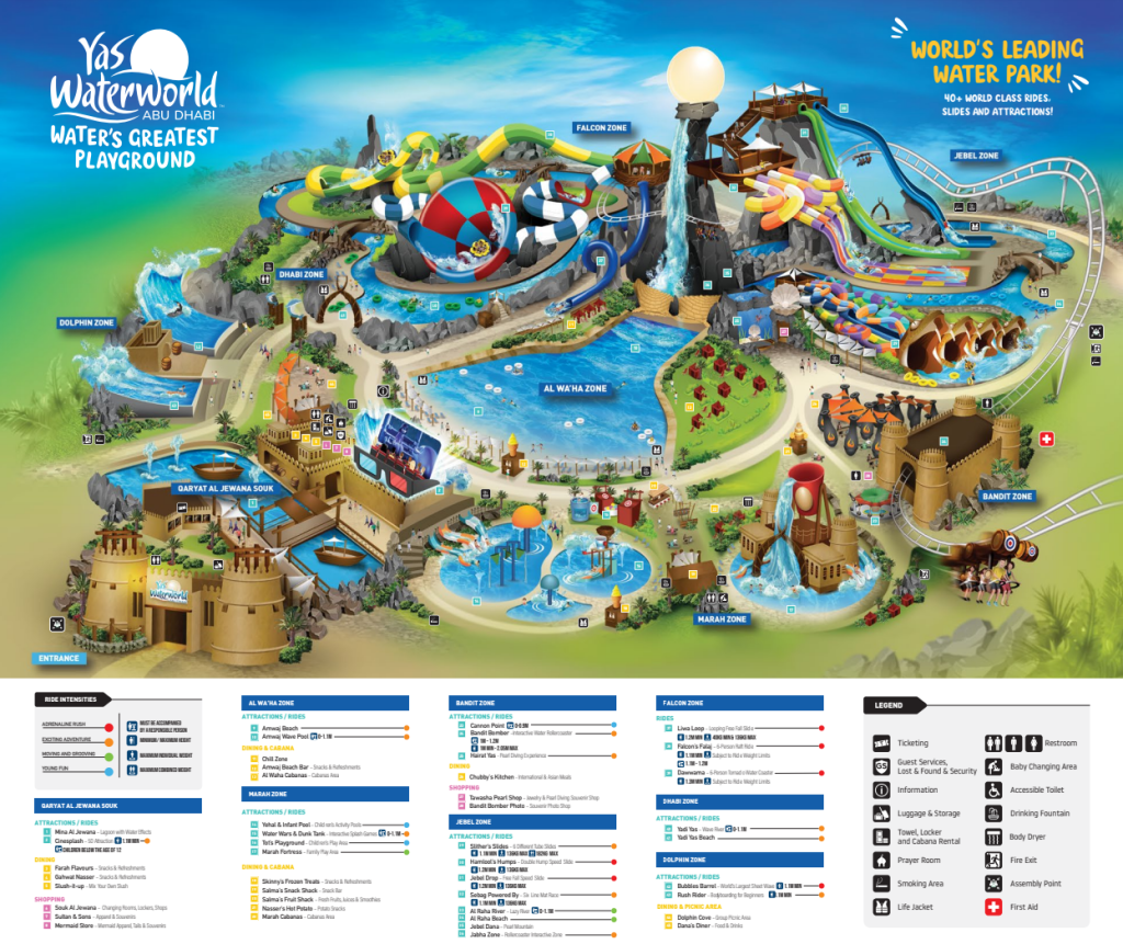 Yas Waterworld Rides Names Ferrari World Abu Dhabi Yas Waterworld
