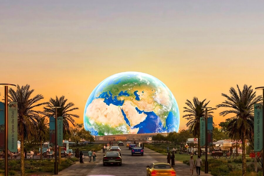 Artists Impression of the new Sphere Abu Dhabi